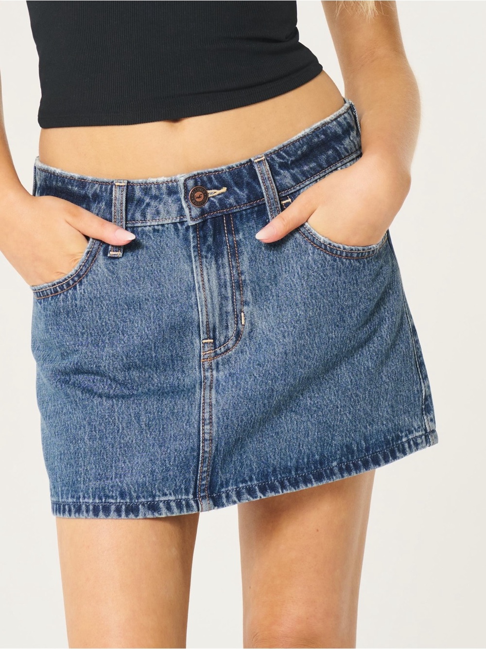 Hollister Blue Denim High-Rise Jeans